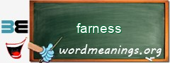 WordMeaning blackboard for farness